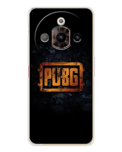 Чехол для ZTE Nubia Focus Pro с картинкой «PUBG — золотой логотип»