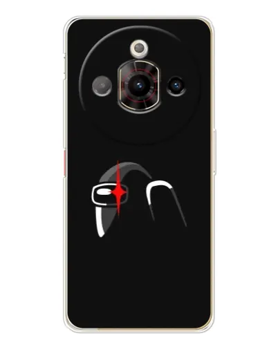 Чехол для ZTE Nubia Focus Pro с картинкой «Among Us шлем»
