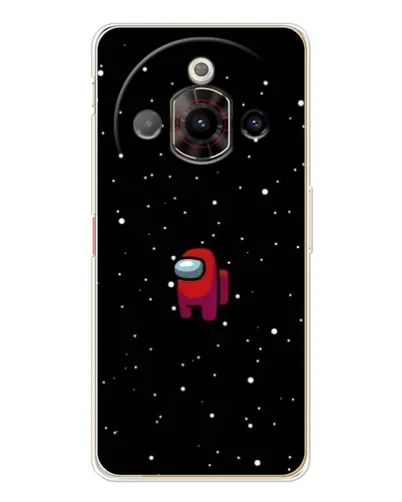 Чехол для ZTE Nubia Focus Pro с картинкой «Красный Among Us»
