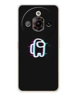Чехол для ZTE Nubia Focus Pro с картинкой «Among Us неон»