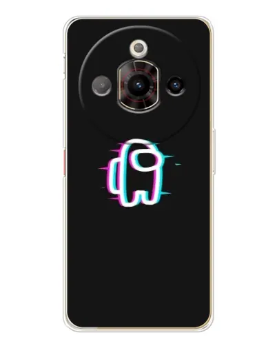 Чехол для ZTE Nubia Focus Pro с картинкой «Among Us неон»