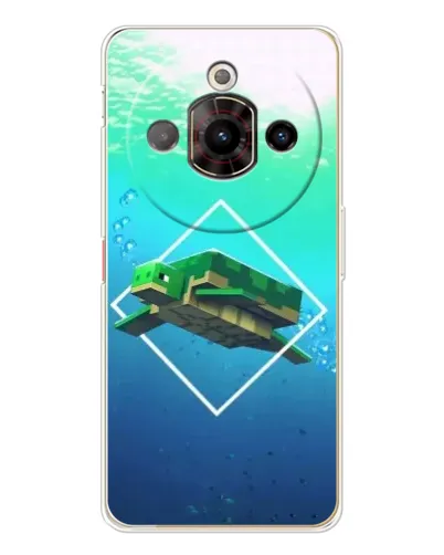 Чехол для ZTE Nubia Focus Pro с картинкой «Черепаха Minecraft» Чехол для ZTE Nubia Focus Pro с картинкой «Черепаха Minecraft»