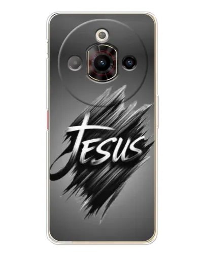 Чехол для ZTE Nubia Focus Pro с картинкой «Надпись Jesus Graffiti»