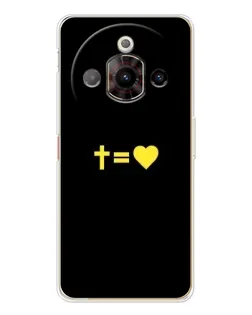 Чехол для ZTE Nubia Focus Pro с картинкой «Сердце и Крест»