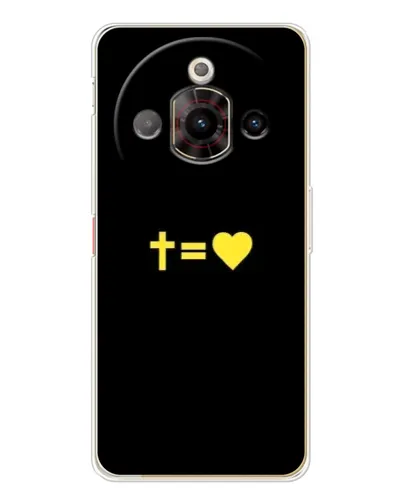 Чехол для ZTE Nubia Focus Pro с картинкой «Сердце и Крест»