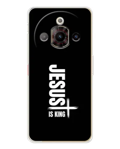 Чехол для ZTE Nubia Focus Pro с картинкой «Вертикаль веры Jesus»