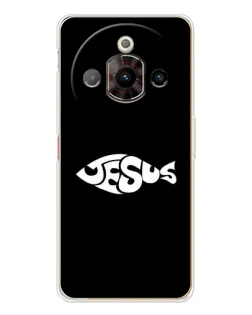 Чехол для ZTE Nubia Focus Pro с картинкой «Рыба Jesus»