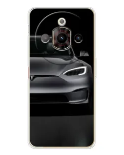 Чехол для ZTE Nubia Focus Pro с картинкой «Tesla Model S Look» Чехол для ZTE Nubia Focus Pro с картинкой «Tesla Model S Look»