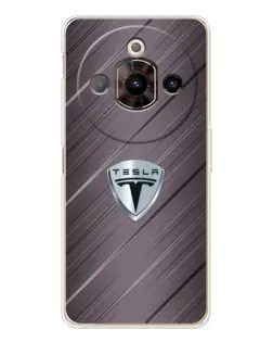 Чехол для ZTE Nubia Focus Pro с картинкой «Металлическая текстура Tesla» Чехол для ZTE Nubia Focus Pro с картинкой «Металлическая текстура Tesla»