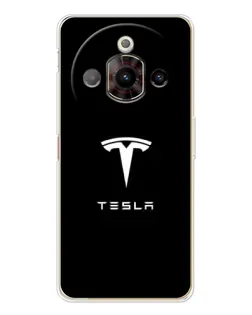 Чехол для ZTE Nubia Focus Pro с картинкой «Tesla White Logo» Чехол для ZTE Nubia Focus Pro с картинкой «Tesla White Logo»