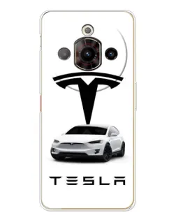 Чехол для ZTE Nubia Focus Pro с картинкой «Tesla White Style» Чехол для ZTE Nubia Focus Pro с картинкой «Tesla White Style»