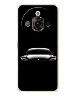 Чехол для ZTE Nubia Focus Pro с картинкой «Фары Tesla Night» Чехол для ZTE Nubia Focus Pro с картинкой «Фары Tesla Night»