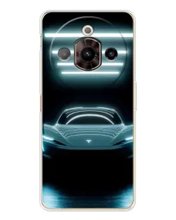 Чехол для ZTE Nubia Focus Pro с картинкой «Tesla в неоне» Чехол для ZTE Nubia Focus Pro с картинкой «Tesla в неоне»
