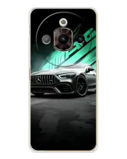 Чехол для ZTE Nubia Focus Pro с картинкой «Темный Mercedes AMG»