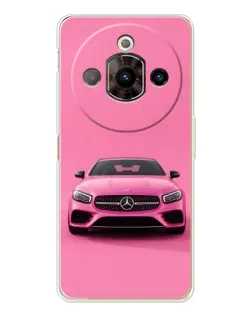 Чехол для ZTE Nubia Focus Pro с картинкой «Розовый Mercedes AMG»