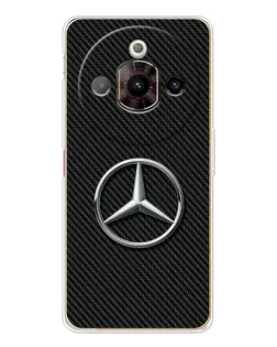 Чехол для ZTE Nubia Focus Pro с картинкой «Карбоновый Mercedes стиль»
