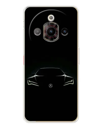 Чехол для ZTE Nubia Focus Pro с картинкой «Mercedes — силуэт авто» Чехол для ZTE Nubia Focus Pro с картинкой «Mercedes — силуэт авто»