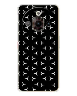 Чехол для ZTE Nubia Focus Pro с картинкой «Mercedes паттерн звезд»