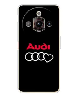Чехол для ZTE Nubia Focus Pro с картинкой «Логотип Audi Heart» Чехол для ZTE Nubia Focus Pro с картинкой «Логотип Audi Heart»