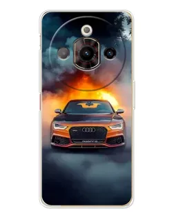 Чехол для ZTE Nubia Focus Pro с картинкой «Audi в огненном дыму» Чехол для ZTE Nubia Focus Pro с картинкой «Audi в огненном дыму»