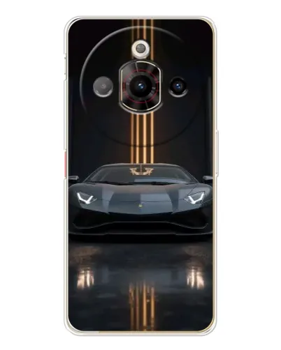 Чехол для ZTE Nubia Focus Pro с картинкой «Lamborghini золотые линии» Чехол для ZTE Nubia Focus Pro с картинкой «Lamborghini золотые линии»
