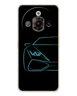 Чехол для ZTE Nubia Focus Pro с картинкой «Голубой силуэт Lamborghini» Чехол для ZTE Nubia Focus Pro с картинкой «Голубой силуэт Lamborghini»