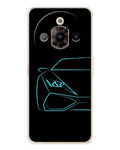 Чехол для ZTE Nubia Focus Pro с картинкой «Голубой силуэт Lamborghini» Чехол для ZTE Nubia Focus Pro с картинкой «Голубой силуэт Lamborghini»