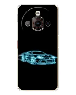 Чехол для ZTE Nubia Focus Pro с картинкой «Неоновый контур Lamborghini» Чехол для ZTE Nubia Focus Pro с картинкой «Неоновый контур Lamborghini»