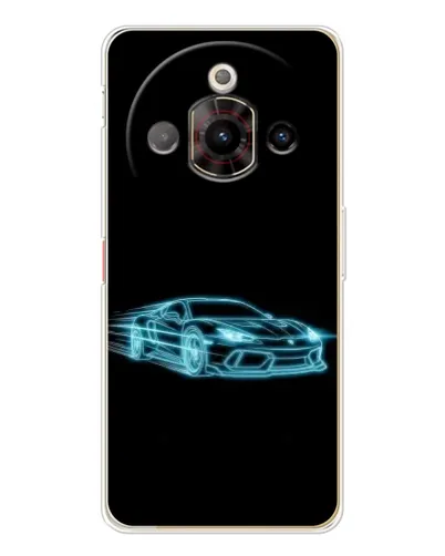 Чехол для ZTE Nubia Focus Pro с картинкой «Неоновый контур Lamborghini» Чехол для ZTE Nubia Focus Pro с картинкой «Неоновый контур Lamborghini»