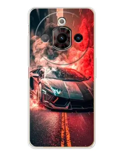 Чехол для ZTE Nubia Focus Pro с картинкой «Lamborghini красный дым» Чехол для ZTE Nubia Focus Pro с картинкой «Lamborghini красный дым»
