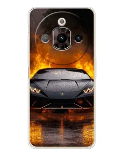 Чехол для ZTE Nubia Focus Pro с картинкой «Lamborghini в огне» Чехол для ZTE Nubia Focus Pro с картинкой «Lamborghini в огне»