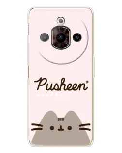 Чехол для ZTE Nubia Focus Pro с картинкой «Pusheen логотип» Чехол для ZTE Nubia Focus Pro с картинкой «Pusheen логотип»