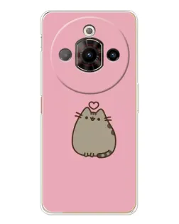 Чехол для ZTE Nubia Focus Pro с картинкой «Pusheen сердце» Чехол для ZTE Nubia Focus Pro с картинкой «Pusheen сердце»