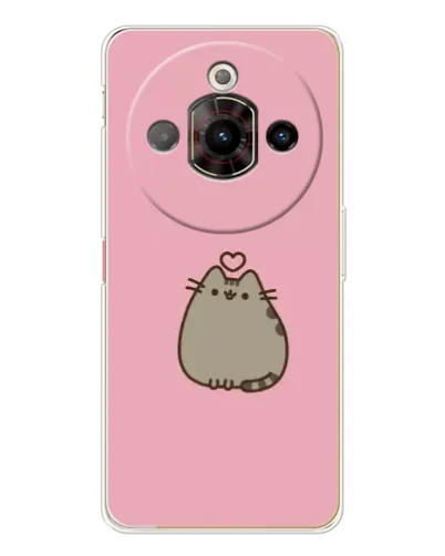 Чехол для ZTE Nubia Focus Pro с картинкой «Pusheen сердце» Чехол для ZTE Nubia Focus Pro с картинкой «Pusheen сердце»