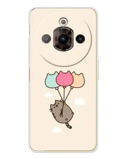 Чехол для ZTE Nubia Focus Pro с картинкой «Пушин на шариках» Чехол для ZTE Nubia Focus Pro с картинкой «Пушин на шариках»