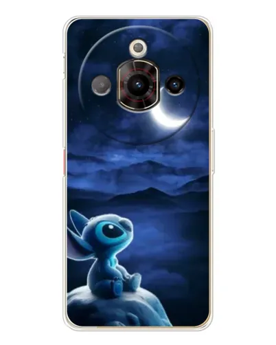 Чехол для ZTE Nubia Focus Pro с картинкой «Лунная ночь Стича» Чехол для ZTE Nubia Focus Pro с картинкой «Лунная ночь Стича»