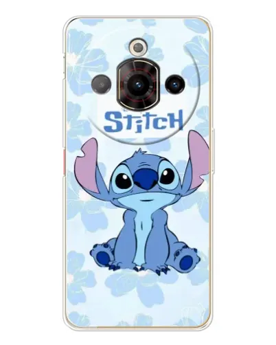 Чехол для ZTE Nubia Focus Pro с картинкой «Stitch среди цветов» Чехол для ZTE Nubia Focus Pro с картинкой «Stitch среди цветов»