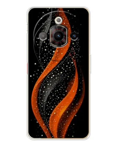Чехол для ZTE Nubia Focus Pro с картинкой «Огненная звездная волна»
