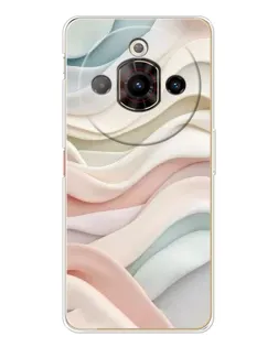 Чехол для ZTE Nubia Focus Pro с картинкой «Пастельные нежные волны»
