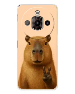 Чехол для ZTE Nubia Focus Pro с картинкой «Капибара виктория»
