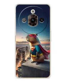 Чехол для ZTE Nubia Focus Pro с картинкой «Капи-мен супергерой»