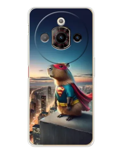 Чехол для ZTE Nubia Focus Pro с картинкой «Капи-мен супергерой»
