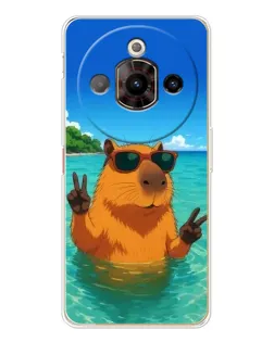 Чехол для ZTE Nubia Focus Pro с картинкой «Морская капибара»