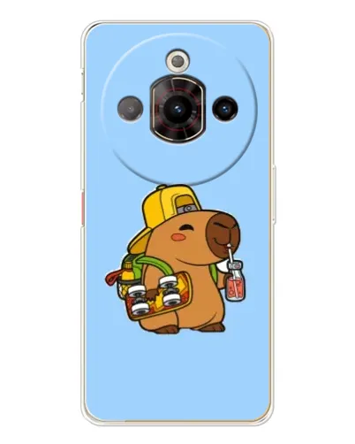 Чехол для ZTE Nubia Focus Pro с картинкой «Капибара на скейте»