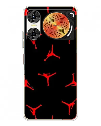 Чехол для ZTE Nubia Music 2 с картинкой «Jordan Red Pattern»