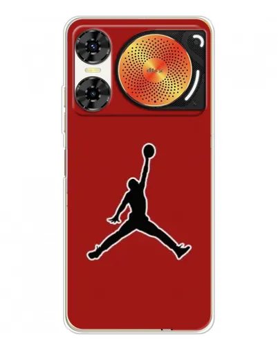 Чехол для ZTE Nubia Music 2 с картинкой «Jordan Red Back»