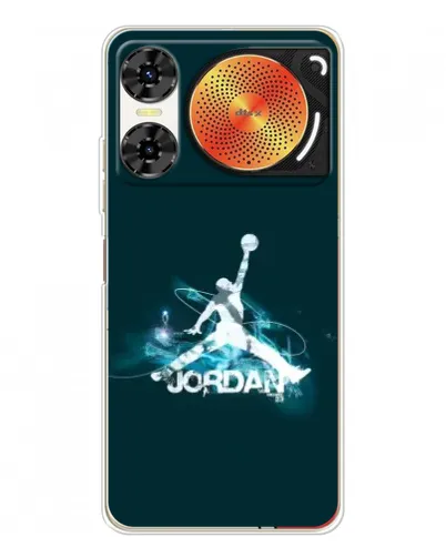 Чехол для ZTE Nubia Music 2 с картинкой «Jordan Blue Fire»