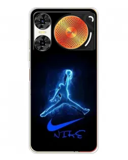 Чехол для ZTE Nubia Music 2 с картинкой «Jordan Neon Blue» Чехол для ZTE Nubia Music 2 с картинкой «Jordan Neon Blue»