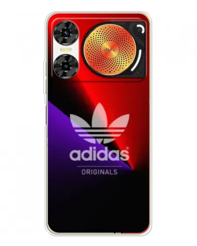 Чехол для ZTE Nubia Music 2 с картинкой «Adidas Red Neon»