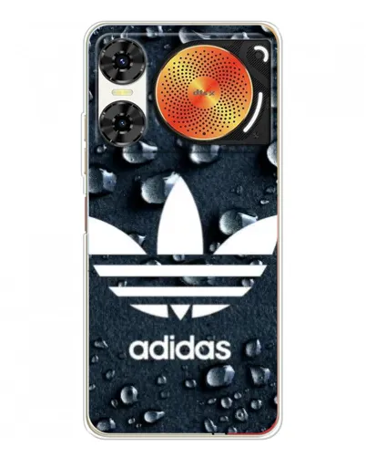 Чехол для ZTE Nubia Music 2 с картинкой «Adidas Trefoil Blue»